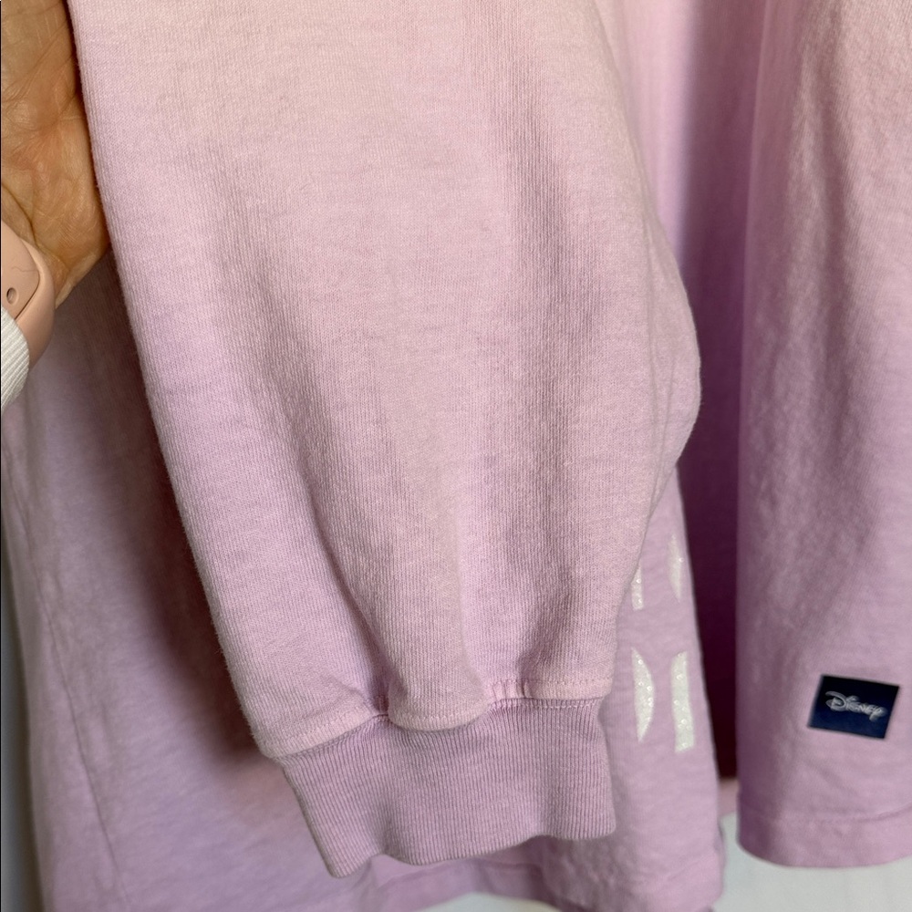 Disneyland Adult Spirit Jersey Joey Chou XL Pink Purple Gradient Fantasyland EUC - Picture 6 of 14
